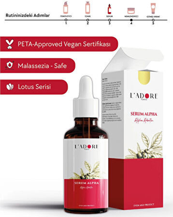 Serum Alpha - Leke Karşıtı Onarıcı Ve Aydınlatıcı - (2% ARBUTİN)