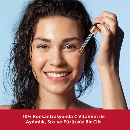 Serum Vitamin C - 10% Starter | Matlık, Leke Karşıtı, Sıkılaştırıcı Serum | Tüm Cilt Tiplerine Uygun | 30ml