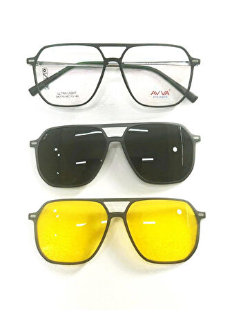 AVVA 2119 C2 F-G  Polarize&antifar Klipsli Erkek Güneş Gözlüğü