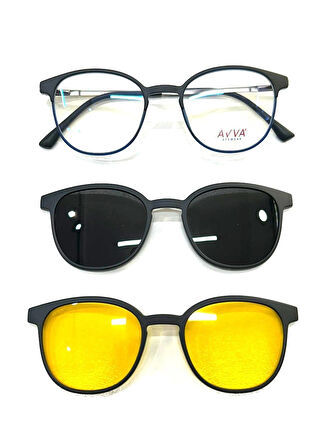 AVVA 2127 C3 L-G  Polarize&antifar Klipsli UNİSEX  Güneş Gözlüğü