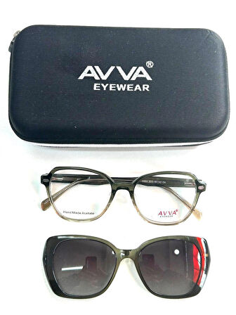 AVVA 6584 C4 POLARİZE KLİPSLİ KADIN GÜNEŞ GÖZLÜĞÜ