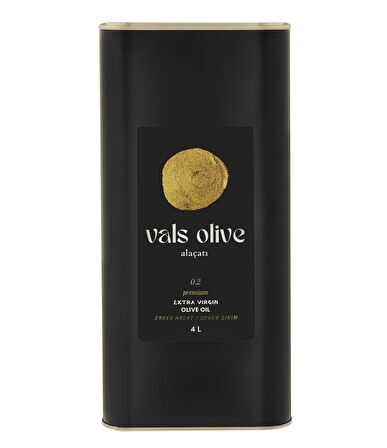 VALS OLIVE Premium Erken Hasat Soğuk Sıkım Naturel Sızma Katkısız Zeytinyağı (4 L) – Yeni Hasat 24/25