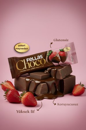 Fellas Çikolata Kaplı Meyve Bar 35gr Karma Kutu ( 4 x 3)
