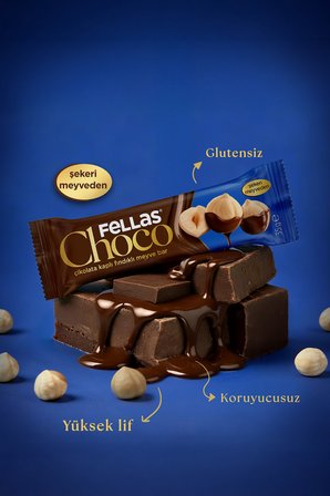 Fellas Çikolata Kaplı Meyve Bar 35gr Karma Kutu ( 4 x 3)