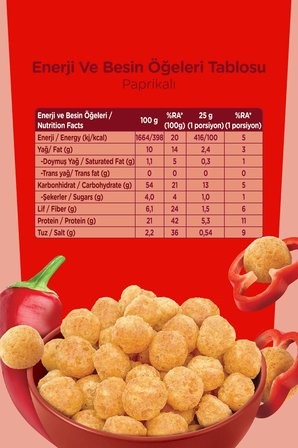 Nohut Cipsi - Paprika (50 g) x 6 Adet