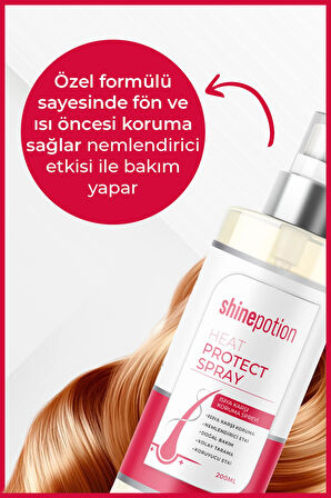 Isıya Karşı Koruma Spreyi 200 ml Fön ve Düzleştirme Öncesi Koruma