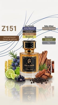 Clea de Zenith Z151 ELITE LINE Erkek Parfüm 50Ml