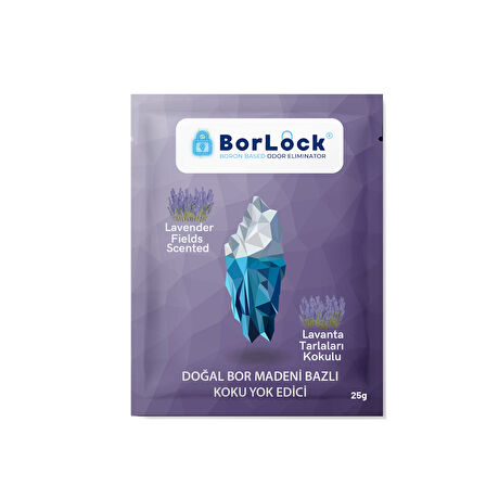 BorLock Lavanta Tarlaları Kokulu Koku Giderici