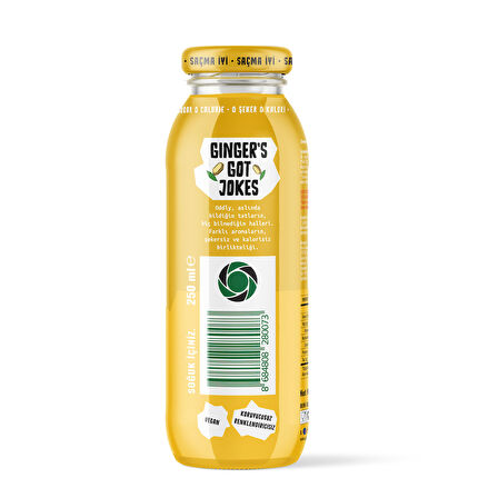 ODDLY GINGER PUNCH SOĞUK ÇAY CAM YEŞİLÇAY ANANAS ZENCEFİL - 0 ŞEKER & 0 KALORİ 250 ML
