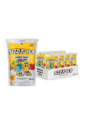 SUMMER CHAMP ŞEFTALİ ELMA ANANAS MEYVE SUYU 200 ML X 8 ADET