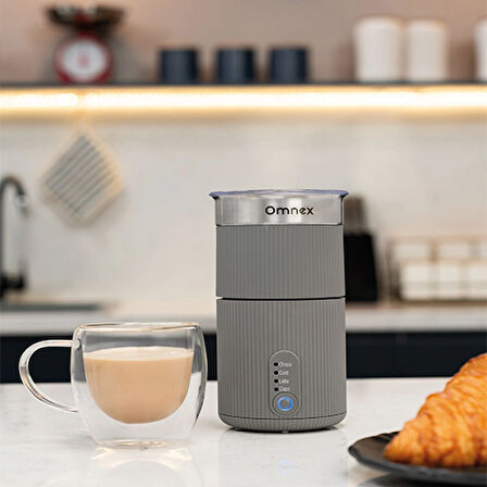 Omnex Ox-pro Kapsüllü Espresso Makinesi Beyaz & Swifo Max Süt Köpürtücü