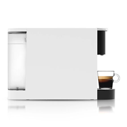 Omnex Ox-pro Kapsüllü Espresso Makinesi Beyaz & Swifo Max Süt Köpürtücü