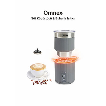 Omnex Ox-pro Kapsüllü Espresso Makinesi Kırmızı & Swifo Max Süt Köpürtücü