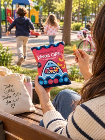 Extra Çıtır Glütensiz Vegan Kinoa Cipsi | Pembe | Sağlıklı Atıştırmalık 30 g