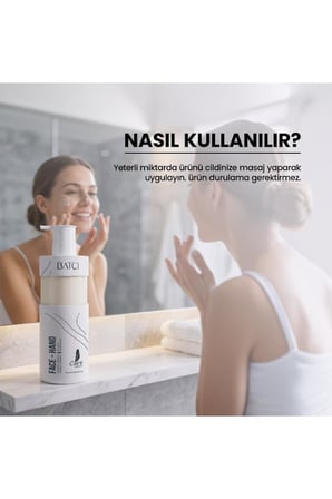 Batçı Kuru ve Hassas Ciltler İçin Nemlendirici El ve Yüz Bakım Kremi 300 Ml