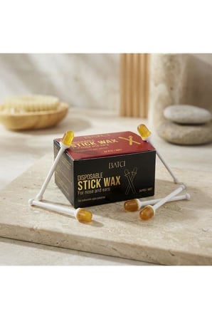 Batçı Stick Wax Tek Kullanımlık Kulak-Burun Ağda Uçlu Çubukları 24'lü Paket