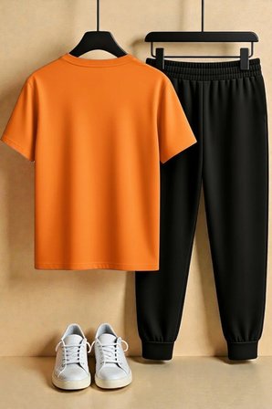 Unisex All Things Grow Tasarım Baskılı Tshirt - 2'li Eşofman Takımı