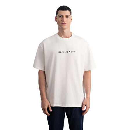 Baloon King Size Ekru T-Shirt