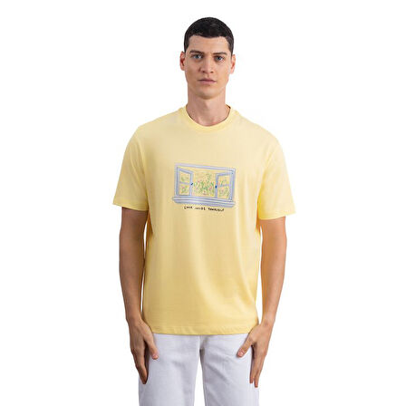 Frame Regular Sarı T-Shirt