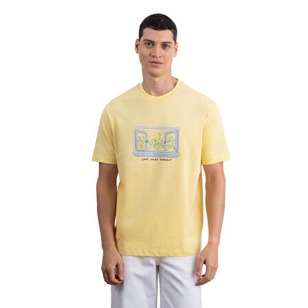 Frame Regular Sarı T-Shirt