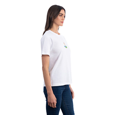 Light House Regular Beyaz T-Shirt