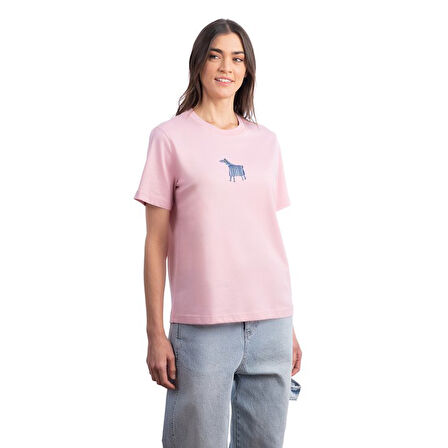 Zebra Regular Pembe T-Shirt