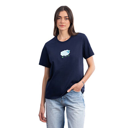 Lamb Regular Lacivert T-Shirt