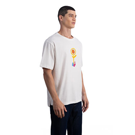 Rabit Oversize Ekru Tişört