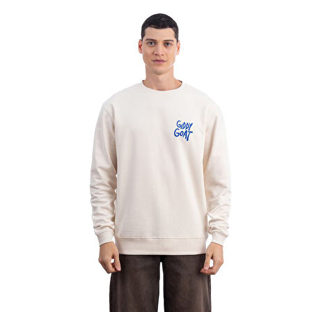 Goat Oversize Ekru Sweatshirt