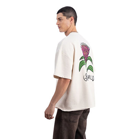 Strong Oversize Ekru T-Shirt