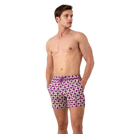 Lilac Infinity Stretch Deniz Şortu