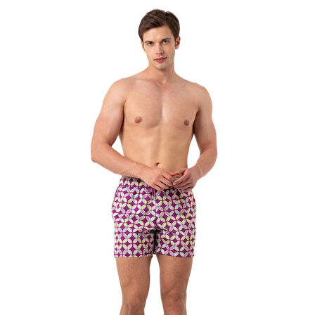 Lilac Infinity Stretch Deniz Şortu