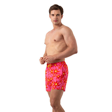 Floral Blaze Stretch Deniz Şortu