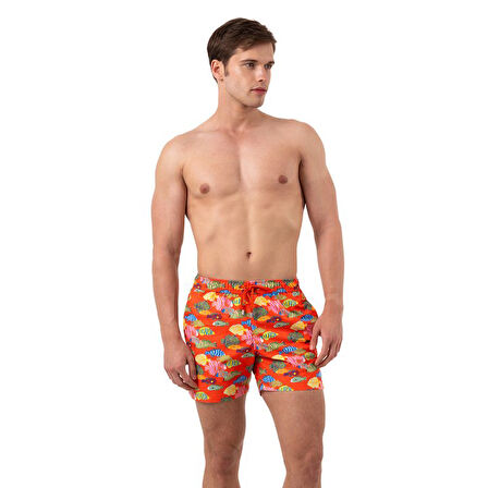 Fish Frenzy VelvetTouch Deniz Şortu