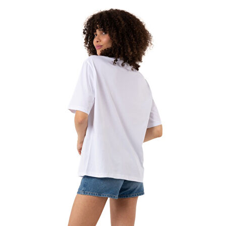 Hanging Out Overisize Beyaz T-Shirt