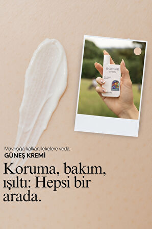 Güneş Kremi SPF 50+ | Mavi Işık Koruması + Yoğun Nem + Cilt Bakımı