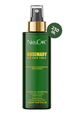 NatuCare Saç Oluşumunu Destekleyen Yoğunlaştırıcı ve Güçlendirici Biberiye Saç Toniği 250ML
