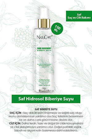 NatuCare Güçlendirici %100 Saf Biberiye Suyu 150 ML