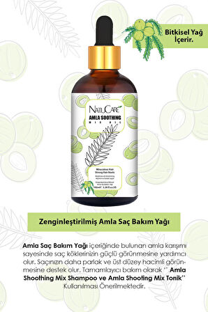 NatuCare Zenginleştirilmiş Mucizevi Yağlar 3'lü Saç Bakım Seti 100 ML (AMLA-BİBERİYE-CASTOR)
