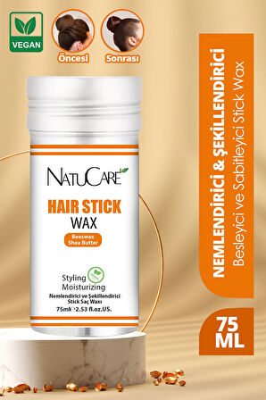 NatuCare Şekillendirici ve Hacim verici Stick Wax 75ML