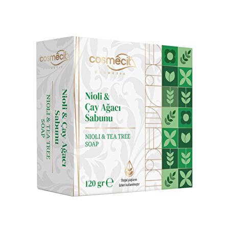 Cosmecit Nioli & Çay Ağacı Sabunu 120 Gr