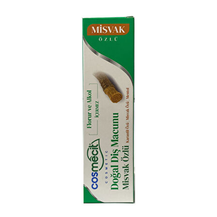 Cosmecit Misvak Özlü Doğal Diş Macunu 125 Gr