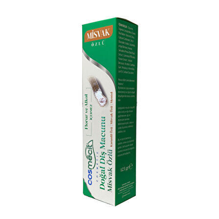 Cosmecit Misvak Özlü Doğal Diş Macunu 125 Gr