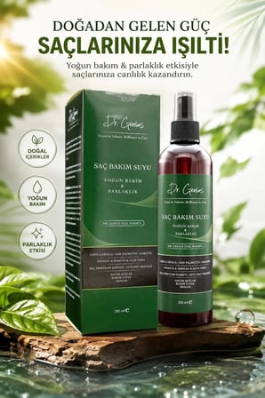 Saw Palmetto özü ve bitkisel bileşenlerle zenginleştirilmiş Dökülme Karşıtı Saç Bakım Suyu - 210 ml