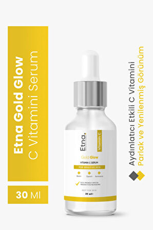 Etna Pharma Gold Glow Aydınlatıcı C Vitamini Serum 30 ML