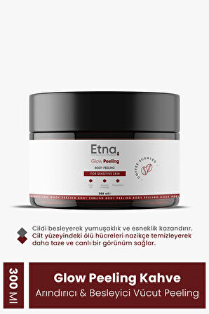 Etna Pharma Kahve Özlü Besleyici Ve Arındırıcı Glow Peeling 300 ML