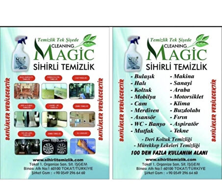 Magic Cleaning Çok Amacli Temizlik Spreyi 