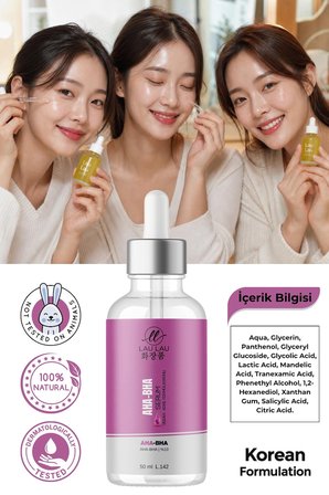AHA-BHA Serum Cilt Yenileyici & Yoğun Gözenek Sıkılaştırıcı - 50 Ml