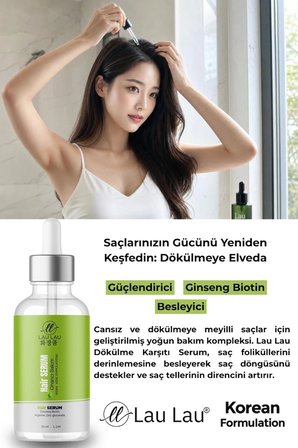 Dökülme Karşıtı & Kökten Uca Güçlendirici Besleyici Saç Bakım Serumu – 50 Ml