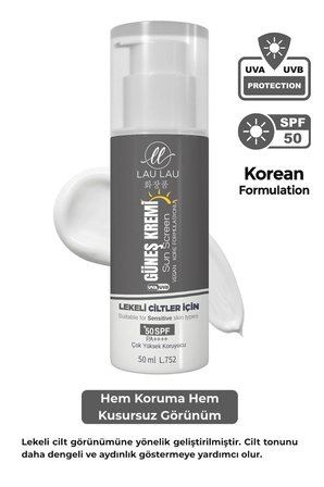 lekeli ciltler i̇çin leke karşıtı güneş kremi 50 ml